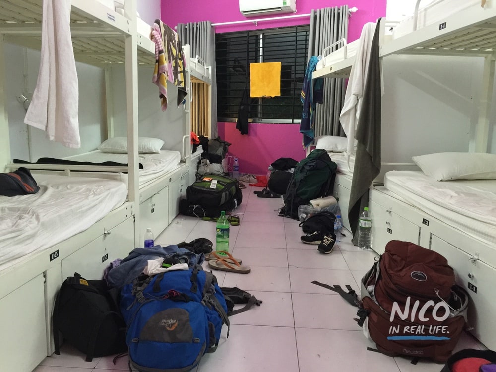 16-bed mixed dorm at Hangout Hostel - Ho Chi Minh City, Vietnam